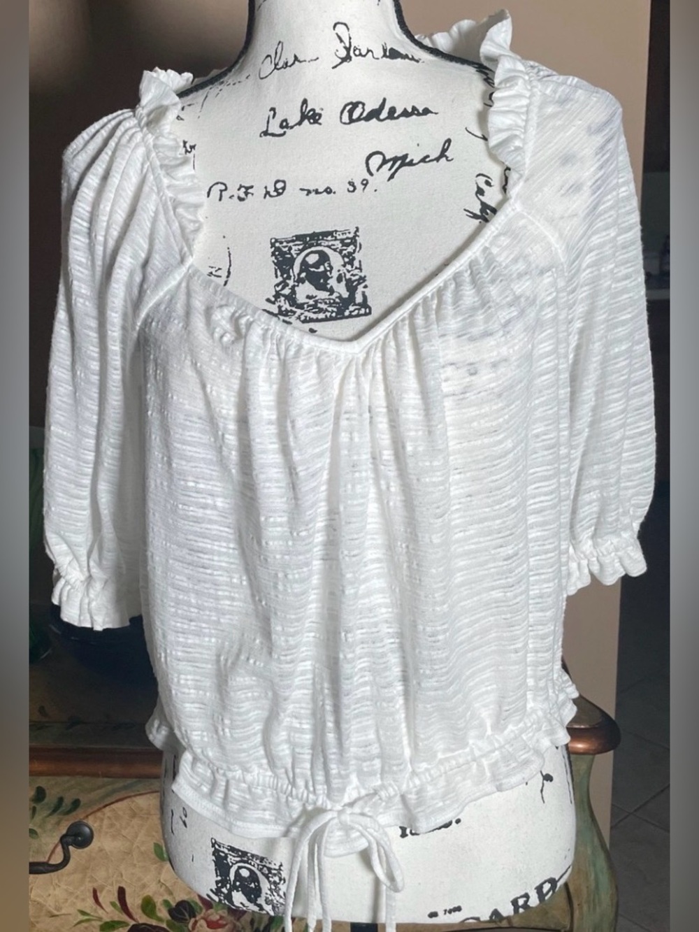 “Free People” Top/Blouse Size: L